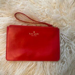 kate spade red wristlet